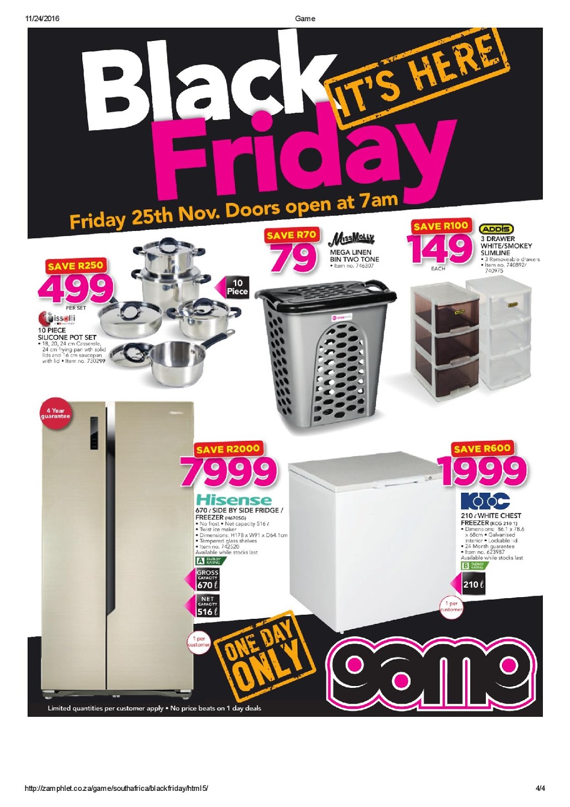 #BlackFriday Game Best Black Friday Hot deals in South Africa - Online Scoops